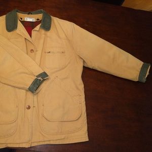 LL Bean Field Coat w/ removable wool liner